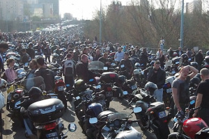 Generic French Motorcycle Protest